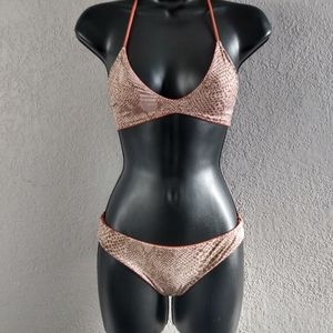 ACACIA Brand New Two Piece Bathing Suit-Reversable
